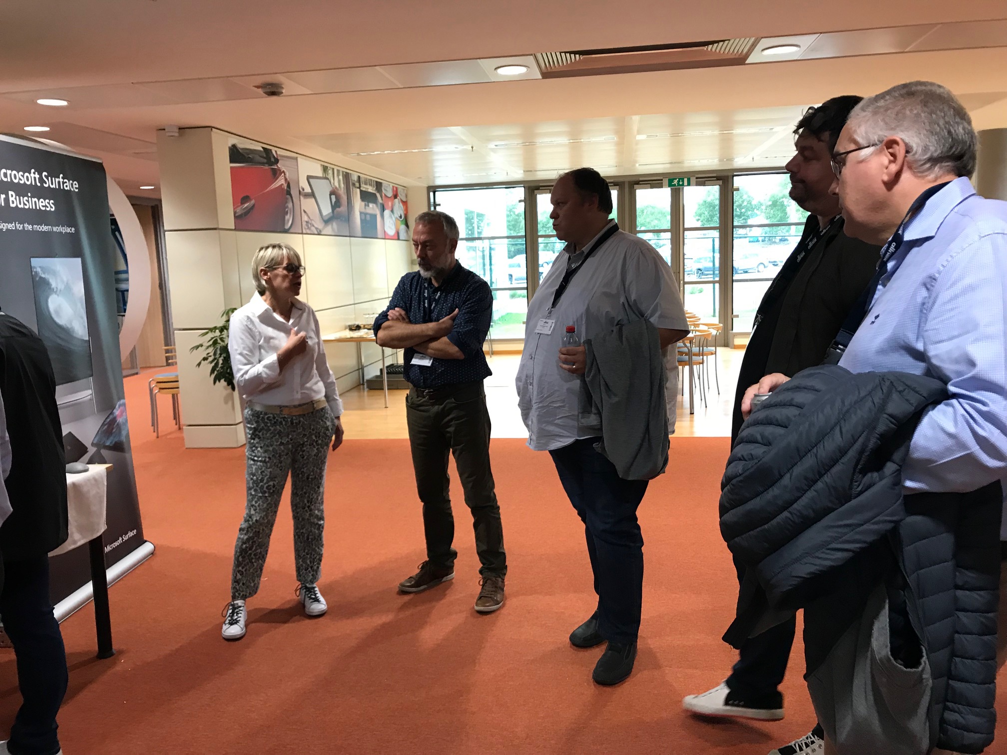 Carla presenting Surface
