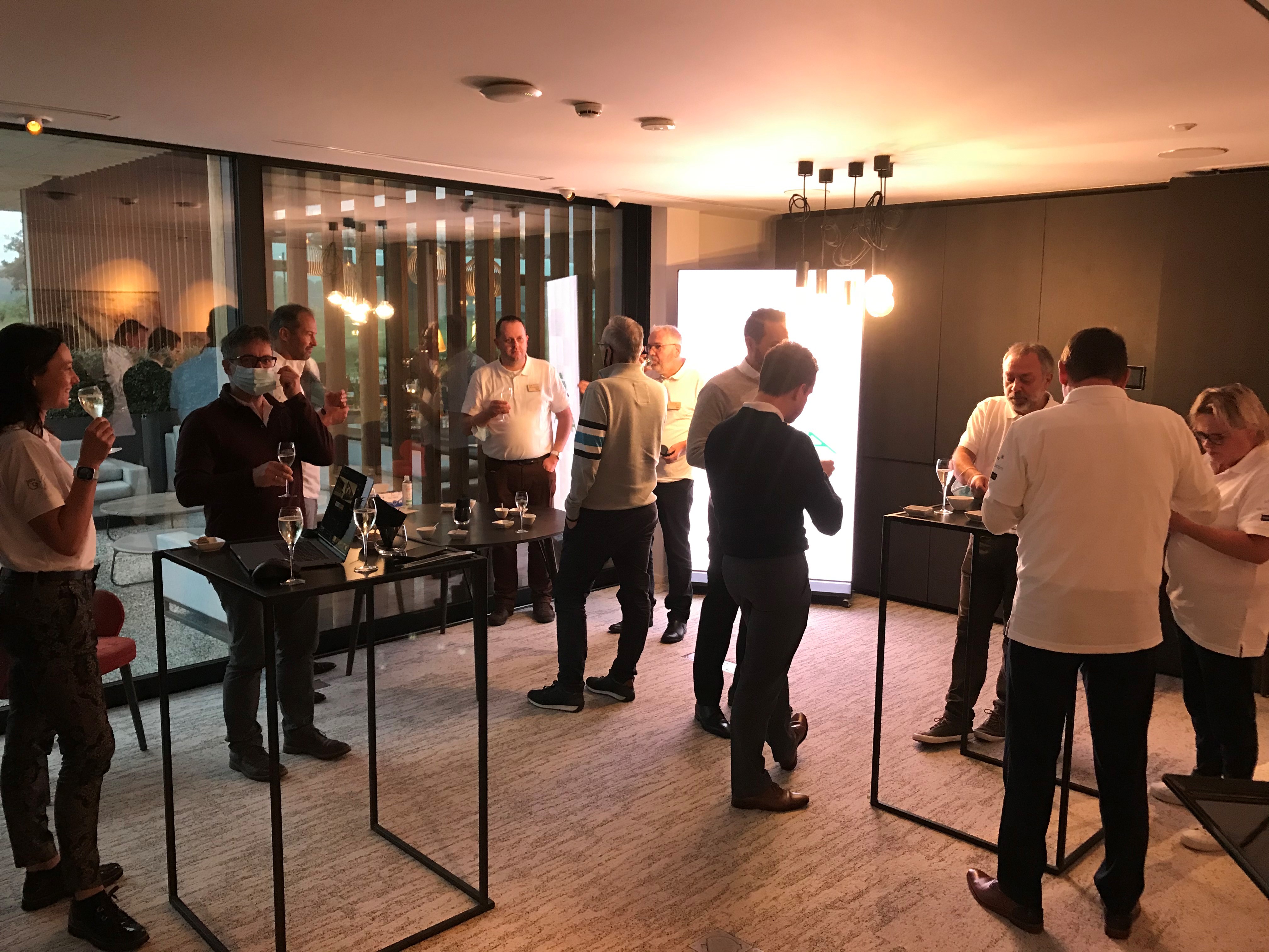 Networking Moment at The National